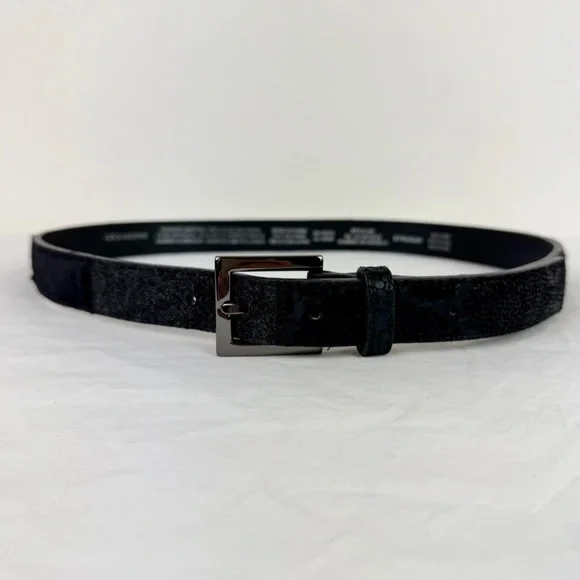 Liz Claiborne Black Patchwork Belt - Picture 6 of 8
